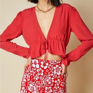 Sunday Best New Cropped Blouse Aritzia